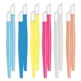 thumbnail image 1 of 12pcs Rubber Cuticle Pusher Plastic Handle Tipped Nail Art and Cleaner Tools, 1 of 5