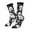 2 Black-1, variant on Black White Spooky Ghosts Print Adult Socks for Men & Women,Calf Socks, Ankle Socks,Boots Socks,Breathable Casual Sock,Unisex Crew Socks
