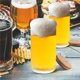 thumbnail image 3 of Vaso de Lata de Cerveza con Tapas de Bambú y Pajitas de Vidrio, Paquete de 4 Vasos de 16 Oz con Tapas y Pajitas, Vasos de Vidrio en Forma de Lata, 3 of 5