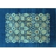 thumbnail image 1 of Ahgly Company Indoor Rectangle Oriental Light Blue Industrial Area Rugs, 8' x 12', 1 of 4