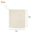 thumbnail image 6 of EEEkit 3pcs Nut Milk Bags, Reusable Fine Mesh Cheesecloth Bags, Almond Milk Strainers for Soy Yogurt Cold Brew Coffee Tea Juice, Beige, 6 of 6