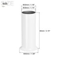 thumbnail image 2 of Uxcell Tall Chandelier Sleeves Base Holder Candle Socket Covers 3 Inch White 12 Pack, 2 of 5