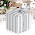 thumbnail image 4 of Juego de 50 piezas para regalos de boda y decoraciones de fiesta Adorables mini cajas de dulces a rayas, 4 of 8