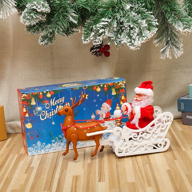 Christmas Decoration Ladder Santa Claus Climbing Beads Gift Decoration