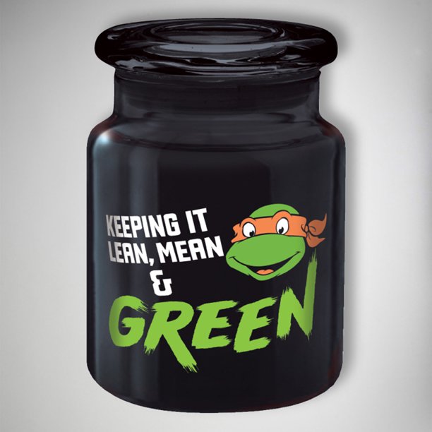 Teenage Mutant Ninja Turtles 6 Oz Black Glass Apothecary Jar Stash Tmnt Gift Walmart Com Teenage Mutant Ninja Turtles 6 Oz Black Glass Apothecary Jar Stash Tmnt Gift Walmart Com