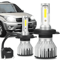 High Beam and Low Beam Headlight Bulb - Compatible with 1996 - 1997, 2001 - 2005 Toyota RAV4 2002 2003 2004 2PCS
