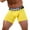Yellow, variant on Sngxgn Men's Cool Breathable Underwear Boxer Briefs(Blue,L)