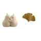 thumbnail image 1 of sujetalibros decorativos,Sujetalibros decorativos para oficina,hogar,libros pesados,Esculturas de pared de hojas,Esculturas de pared de hierro forjado con hojas de ginkgo,Escultura de pared con, 1 of 8