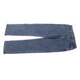 thumbnail image 3 of Pantalones rectos para mujer, cintura alta, holgados, de algodón suave, pantalones largos informales para uso diario, azul medio 29, 3 of 12