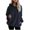 Navy#9527, variant on BOOMNY Womens Long Sleeve Fleece Hoodies Solid Pullover Hoodie for Women Trendy Casual Warm Fall Winter Hooded Sweatshirts With Pocket