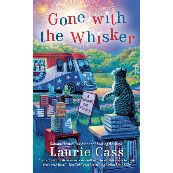Bookmobile Cat Mystery Gone with the Whisker, Book 8, (Paperback)