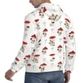 thumbnail image 6 of Sikiie Different Mushrooms Men's Hoodie, Essentials Hoodie, Sweatshirt, Pullover Hooded Sweatshirt for Men-Small, 6 of 7