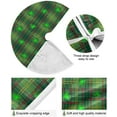 thumbnail image 2 of FMSHPON Clover Stripes Xmas Christmas Tree Skirt Stand Mat for Holiday Party Decoration Indoor Outdoor 36 inches, 2 of 6