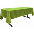thumbnail image 2 of LA Linen TCpop60x84-LimeP84 Nappe Rectangulaire en Polyester Popeline, Lime - 60 x 84 Po., 2 of 4