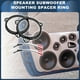 thumbnail image 2 of Anillo espaciador de altavoz Unique Bargains para tweeter para FORD FIESTA 2 Set, 2 of 7