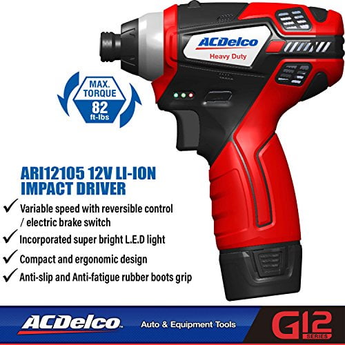 AC Delco ARI12105 0.25 in. 12V Impact Driver