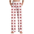 thumbnail image 2 of Tnhcen Valentine's Day Print Casual Lounge Pants Unisex Elastic Waist Drawstring Sleepwear Pants with Pockets Soft Brushed Fabric Comfortable Stretchy Bottoms for Women Men S - 3XL, 2 of 5