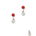 thumbnail image 2 of Delight Jewelry Resin White Chicken Red Crystal Clip on Earrings, 2 of 5