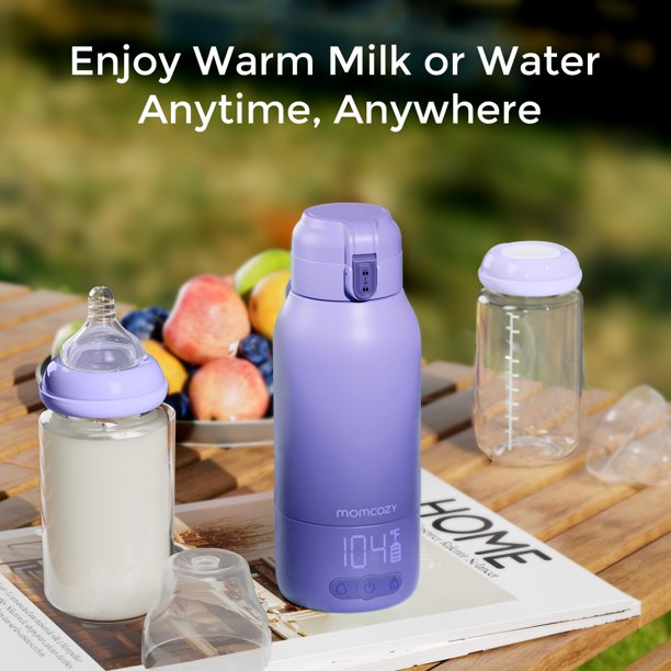 Momcozy Portable Milk Warmer for Travel – Dual Heating Modes for