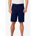 thumbnail image 2 of KingSize Men's Big & Tall Wrinkle-Free Expandable Waist Plain Front Shorts, 2 of 6