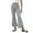 Grey#82, variant on LIIPEE Girls Casual Pants Solid Color Elastic High Waist Split Flare Trousers With Pockets Child Stylish Casual Daily Party Photoshoot Pants,Beige,18-24 Months