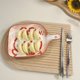 thumbnail image 3 of XTMPMY Juego de 4 platos con asa de cerámica nórdica únicos - Estilo BLOWFISH FUGU - Plato elegante para transmisión de alimentos con diseño característico - Platos con asa de cerámica bellamente, 3 of 8