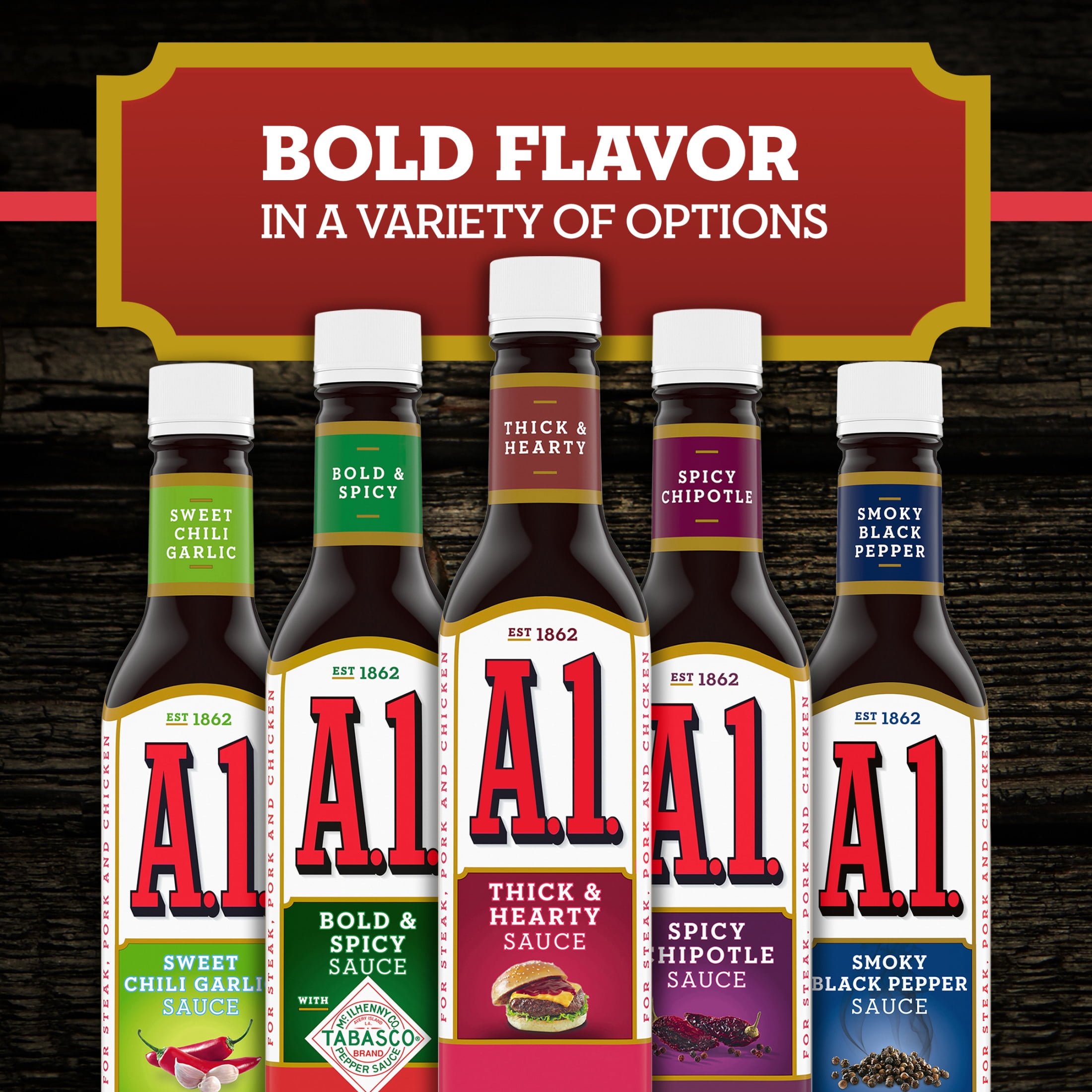 A.1. Thick & Hearty Sauce, 10 oz. Bottle