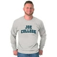 thumbnail image 4 of Joe College Student Drinking Party Men's Big & Tall Long Sleeve Graphic Tee Brisco Brands 2X, 4 of 5