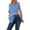 czb# Blue363, variant on Women Post Surgery Shirts Solid Color Button Side High Split Sleeveless Crewneck Breathable Lightweight Stretchy Casual Loose Fit Oversized Stylish Tank Tops,Light Gray,M
