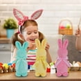 thumbnail image 3 of Moocorvic Easter Decorations Bunny Figurines Plush Doll Easter Baskets Filled Party Favors Gifts 7.9Inches 1PC, 3 of 6
