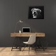 thumbnail image 4 of Chapman, Julie T. 24x20 Black Modern Framed Museum Art Print Titled - Canine Scratchboard XXV, 4 of 5