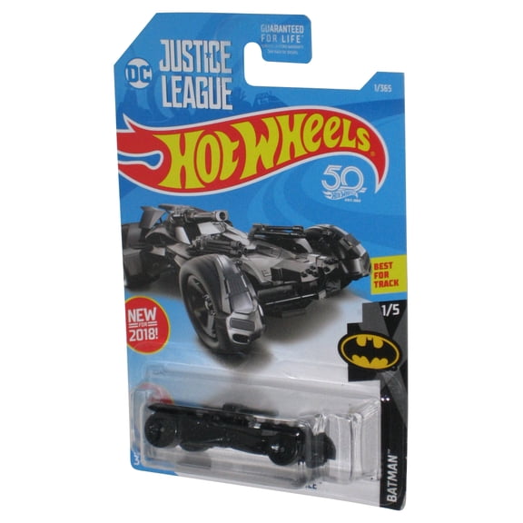 DC Batman Hot Wheels Justice League (2018) Batmobile 1/5 Toy Car #1/365