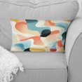 thumbnail image 1 of Designart "Abstract Minimalism V" Geometric Throw Pillow - Modern Pillow For Couch - Insert And Pillows Covers For Bedroom Decor, 1 of 5