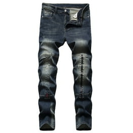 Pantalon Stretch Slim Noir pour Homme en Jean Denim Haute Rue Walmart