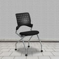 thumbnail image 2 of Flash Furniture Richfield 2 Pk. Galaxy Mobile Nesting Chair with Black Fabric Seat, 2 of 15
