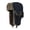 Navy, variant on EliteGoogv Trapper Hat Winter Ear Flap Hat Water Resistant Ski Cap with Chin Strap for Adults Unisex