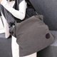 thumbnail image 4 of Bolsa de lona tipo mensajero, bolsa de hombro, bolsa de lona artística de moda para el tiempo libre gris, 4 of 5