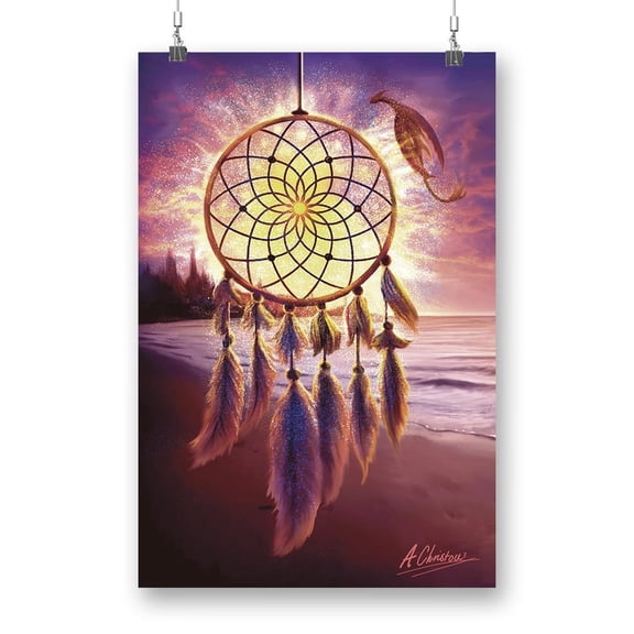 A Dream Catcher Poster - Anthony Chirstou Designs,