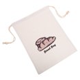 thumbnail image 4 of unbranded Bolsa De Lino Para Pan Con De Cordón Beige Para Almacenamiento Y Embalaje Reutilizable, 4 of 8