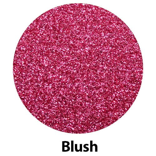 blush on glitter