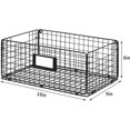 thumbnail image 5 of Wall Mount Wire Basket for Organizing, X-cosrack Cabinet Pantry Basket Mesh Bin with Handles for Kitchen Bathroom Laundry Patent Design - 3 Pack -16" x 9" X 6", 5 of 8