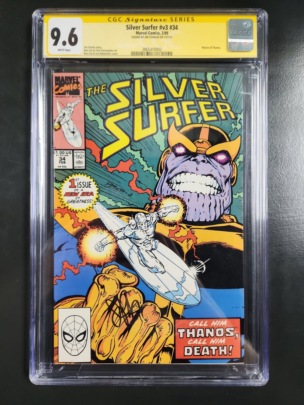 Cover of Silver Surfer #34