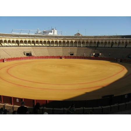 Canvas Print Seville Spain Bullring Bullfighting Andalusia Stretched Canvas 10 x