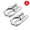2pack, variant on Folding Pocket Scissors, Stainless Steel Portable Travel Snips with Safety Foldable Design, Mini Compact Shears for Crafting, Fishing, and Emergency Kits, Champagne Silver