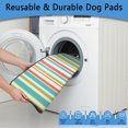 thumbnail image 5 of Luxury Dog Potty Pads, Stylish Washable Reusable Pee Pads for Modern Pet Owners, 24" x35" (Texture/leopard /Geometry), 5 of 8