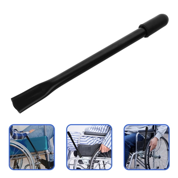 Milisten 1-Pack Extended Lever for Wheelchair Brake Handle, Stainless Steel with Enhanced Safety and Design