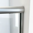 thumbnail image 6 of Alliance Pro LT 44 - 48 in. W x 70 3/8 in. H Semi-Frameless Bypass Sliding Shower Door in Chrome and Clear Glass, 6 of 7