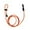 orange, variant on 47 "Kayak Canoe Raft Boat Paddle Rod Strap / Attachment with Sp ,
