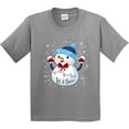 thumbnail image 3 of Inktastic Holiday Snowman Youth T-Shirt, 3 of 5