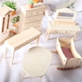 thumbnail image 3 of 1 Piece Miniature Dollhouse Cabinet | Wooden Display Cabinet - Doll Furniture Sideboard Showcase Decoration, 3 of 8